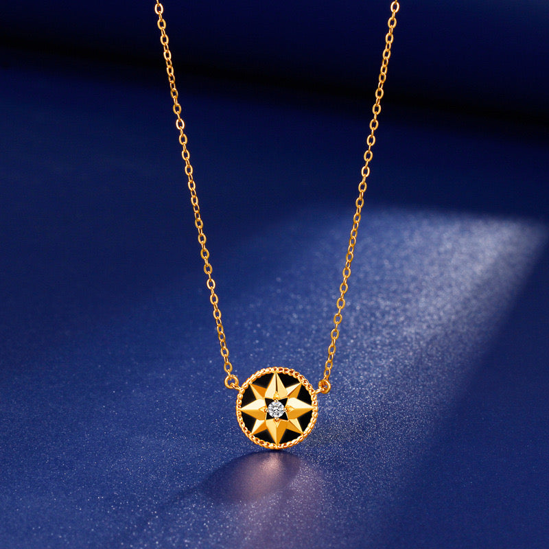 Stella Compass Necklace