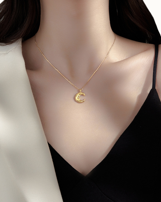 Selene Pendant Necklace | Necklace | Rhodium & S925 Silver – Lunari Jewellery