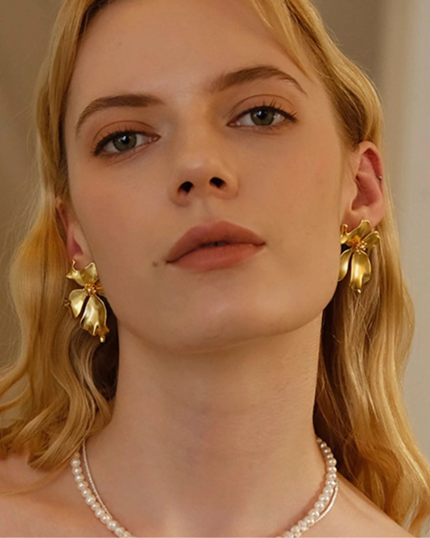 Viola Sculptural Earrings | Earrings | Rhodium & S925 Silver – Lunari Jewellery