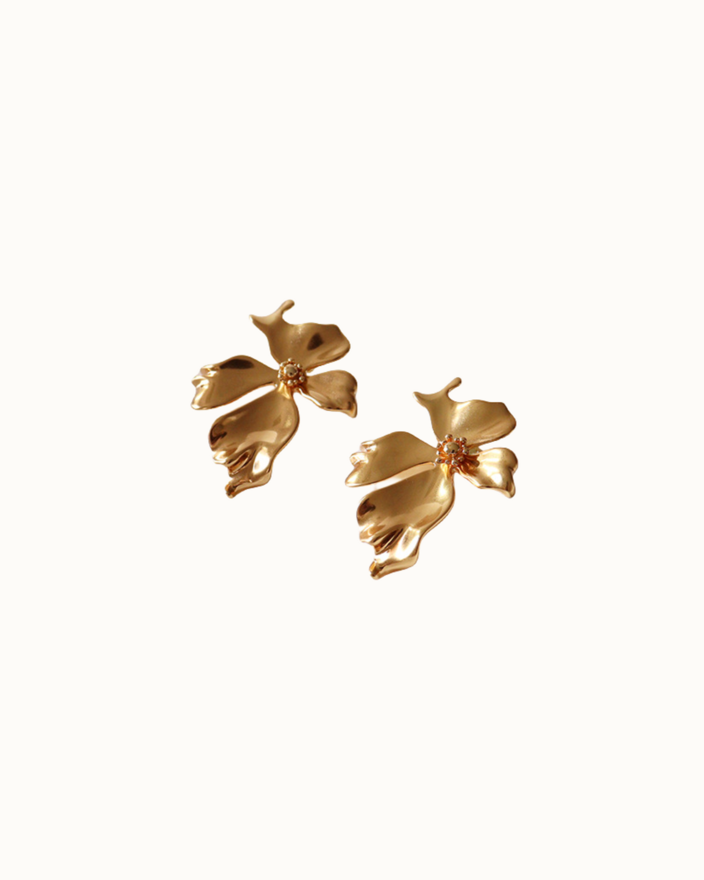 Viola Sculptural Earrings | Earrings | Rhodium & S925 Silver – Lunari Jewellery