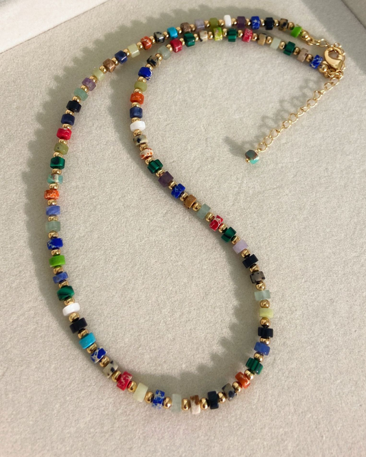 Carnival Beads Choker | Necklace | 18k Gold Plated – Lunari Jewellery