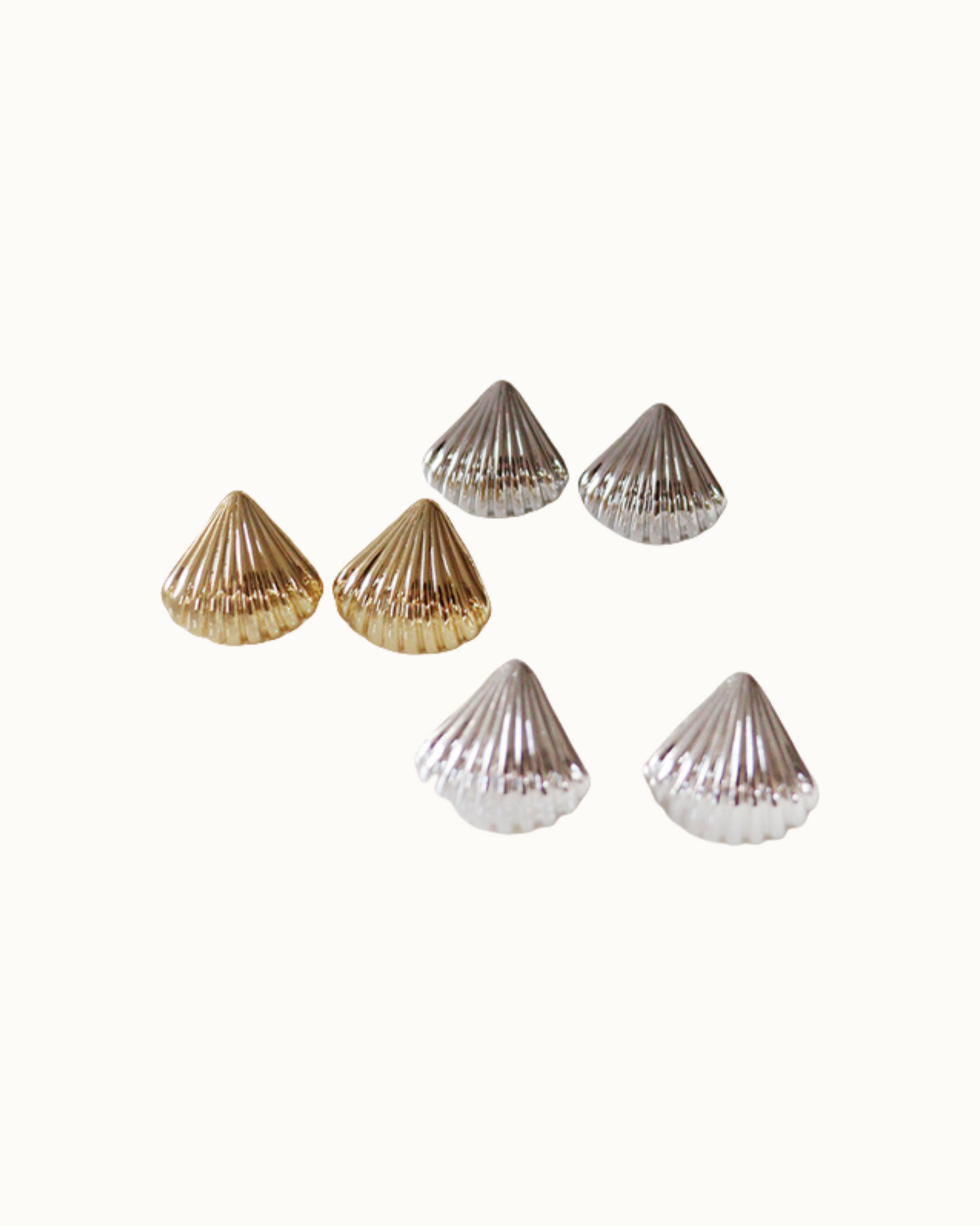 Shell Crest Studs
