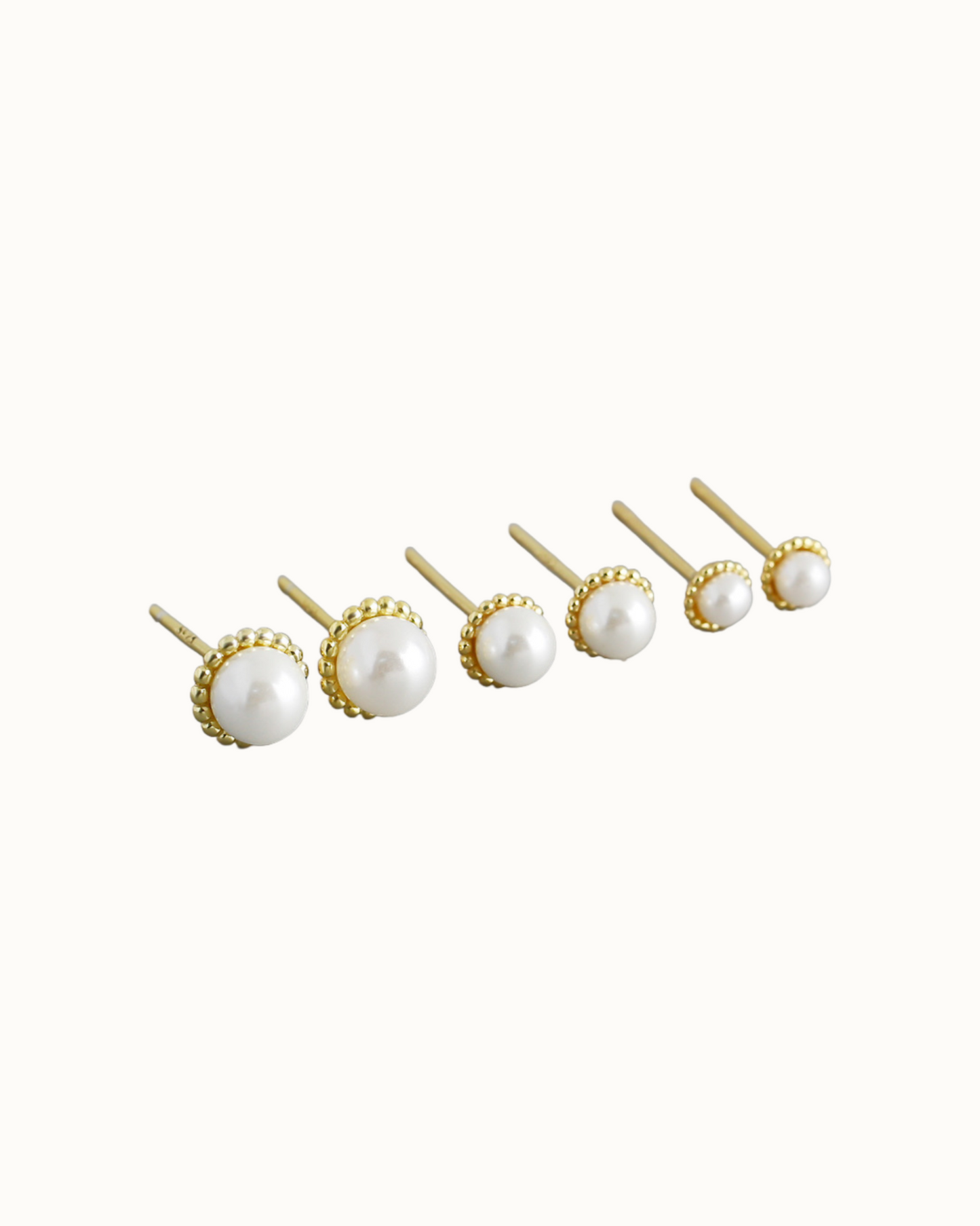 Halo Pearl Studs