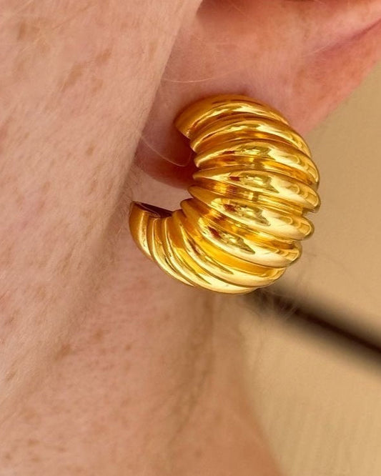 Rocca Hoops | Earrings | S925 Sterling Silver โ Lunari Jewellery