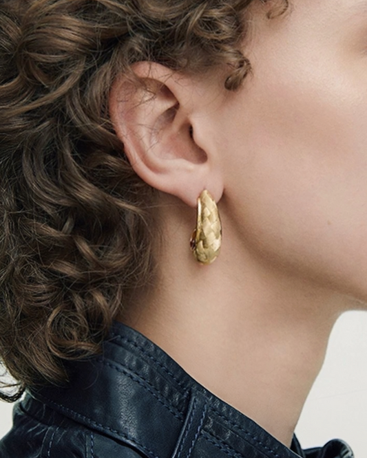 Mossรฉ Hoops | Earrings | S925 Sterling Silver โ Lunari Jewellery