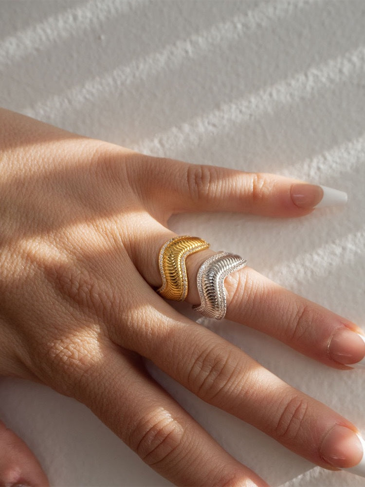 Serpenza Band | Ring | S925 Sterling Silver – Lunari Jewellery