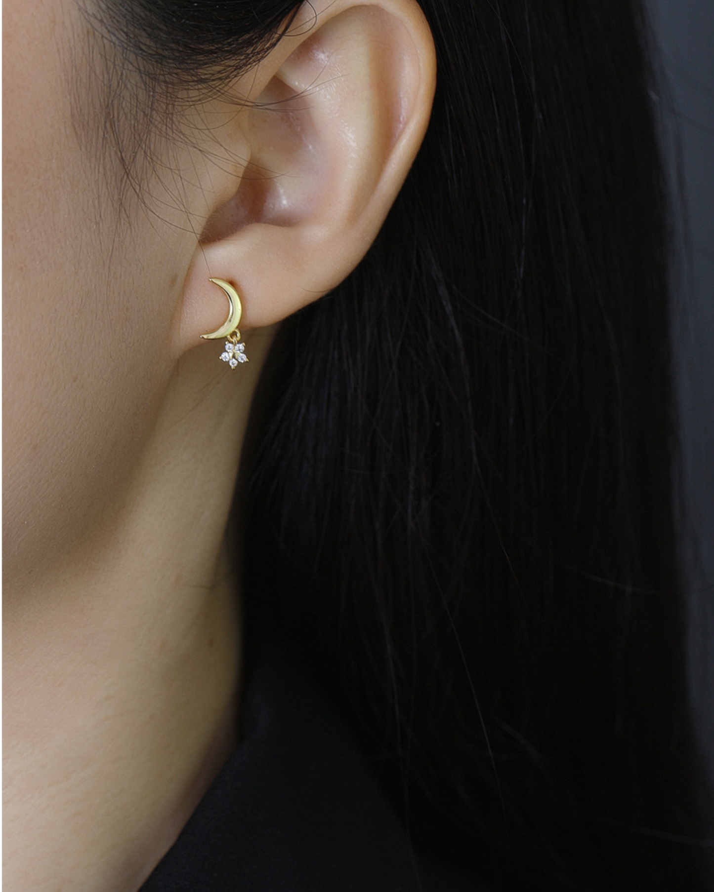 Crescent Blossom Studs