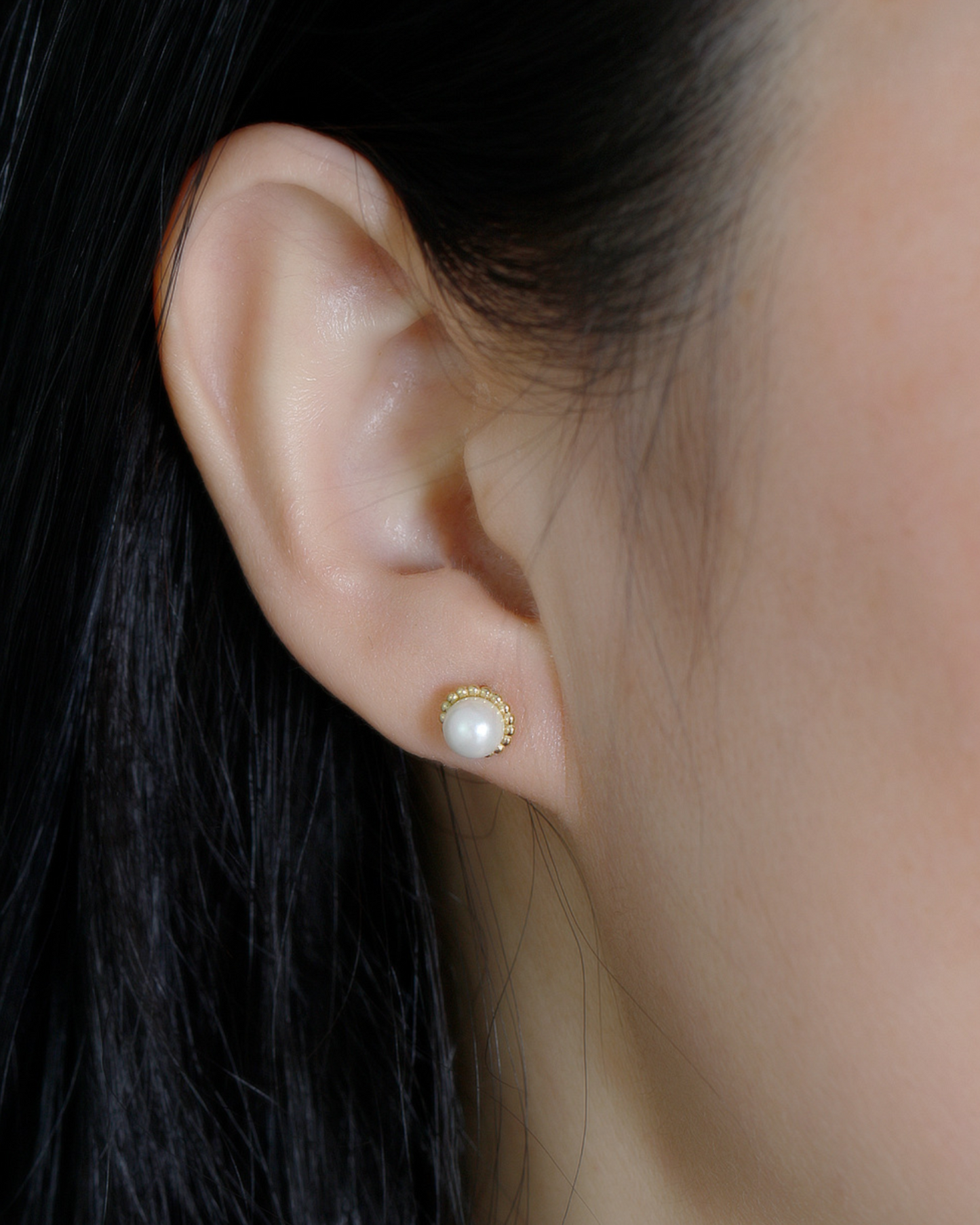 Halo Pearl Studs