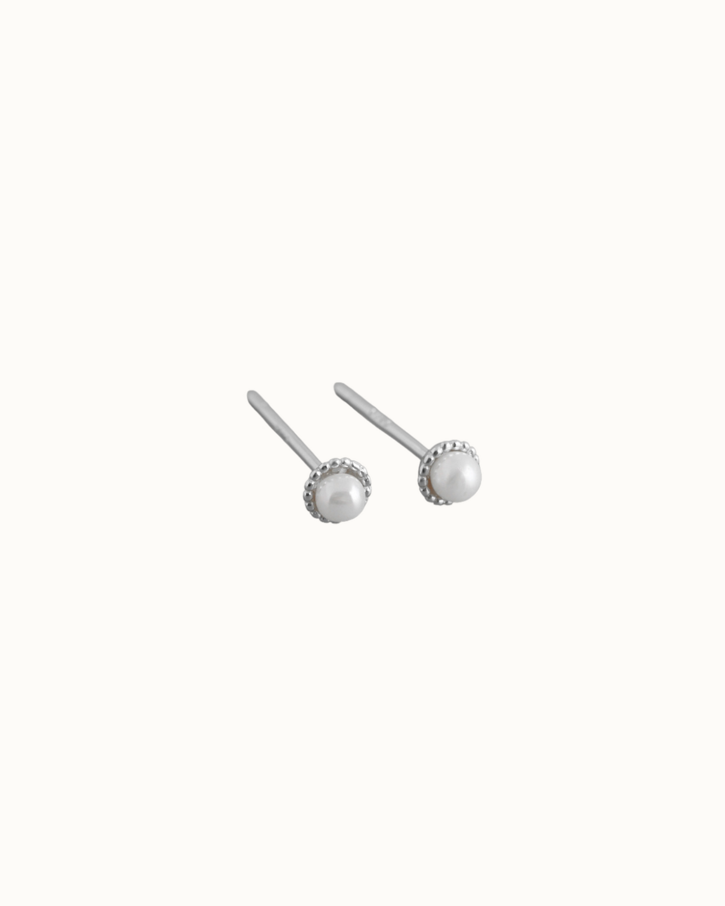 Halo Pearl Studs