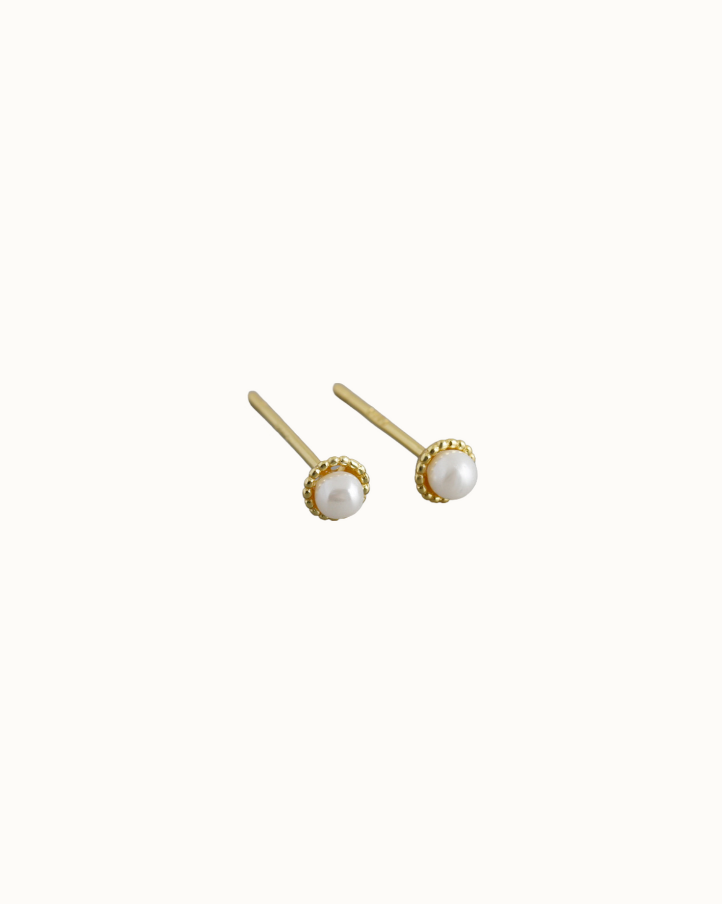 Halo Pearl Studs