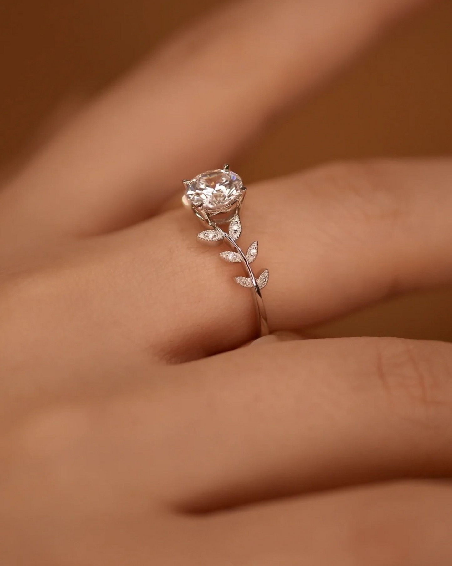 Moissanite Eden Vine Ring