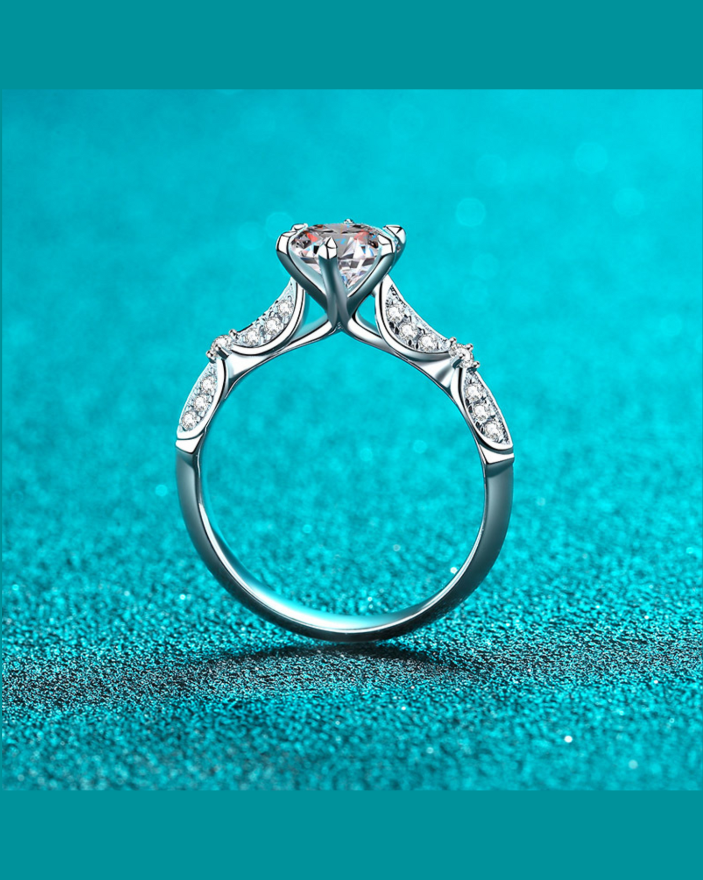 Moissanite Bloomheart Ring