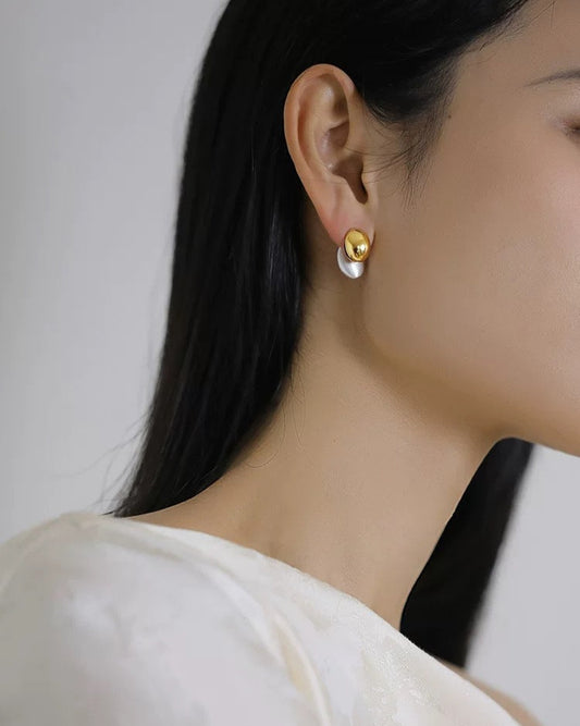 Twinbean Studs | Earrings | S925 Sterling Silver โ Lunari Jewellery