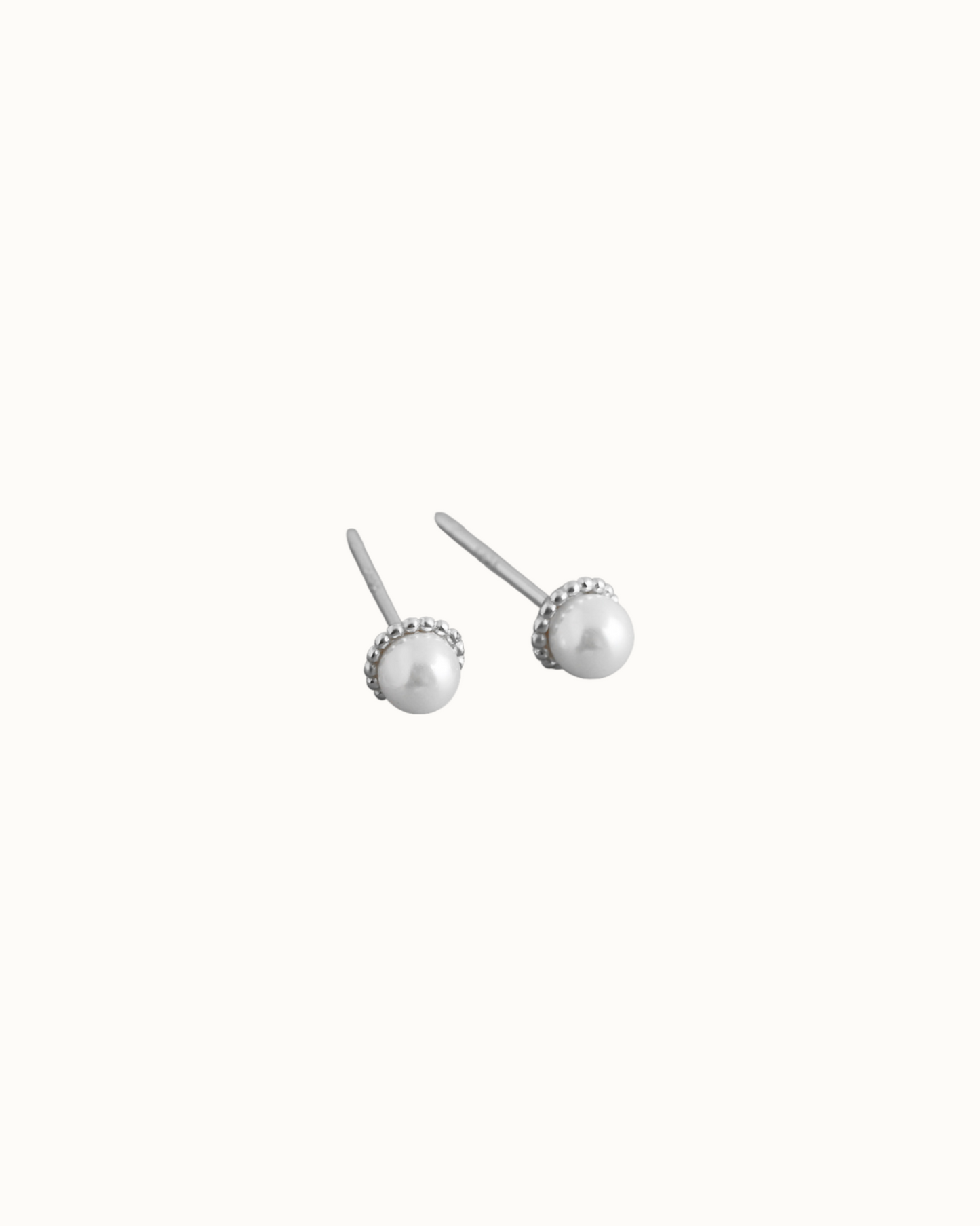 Halo Pearl Studs