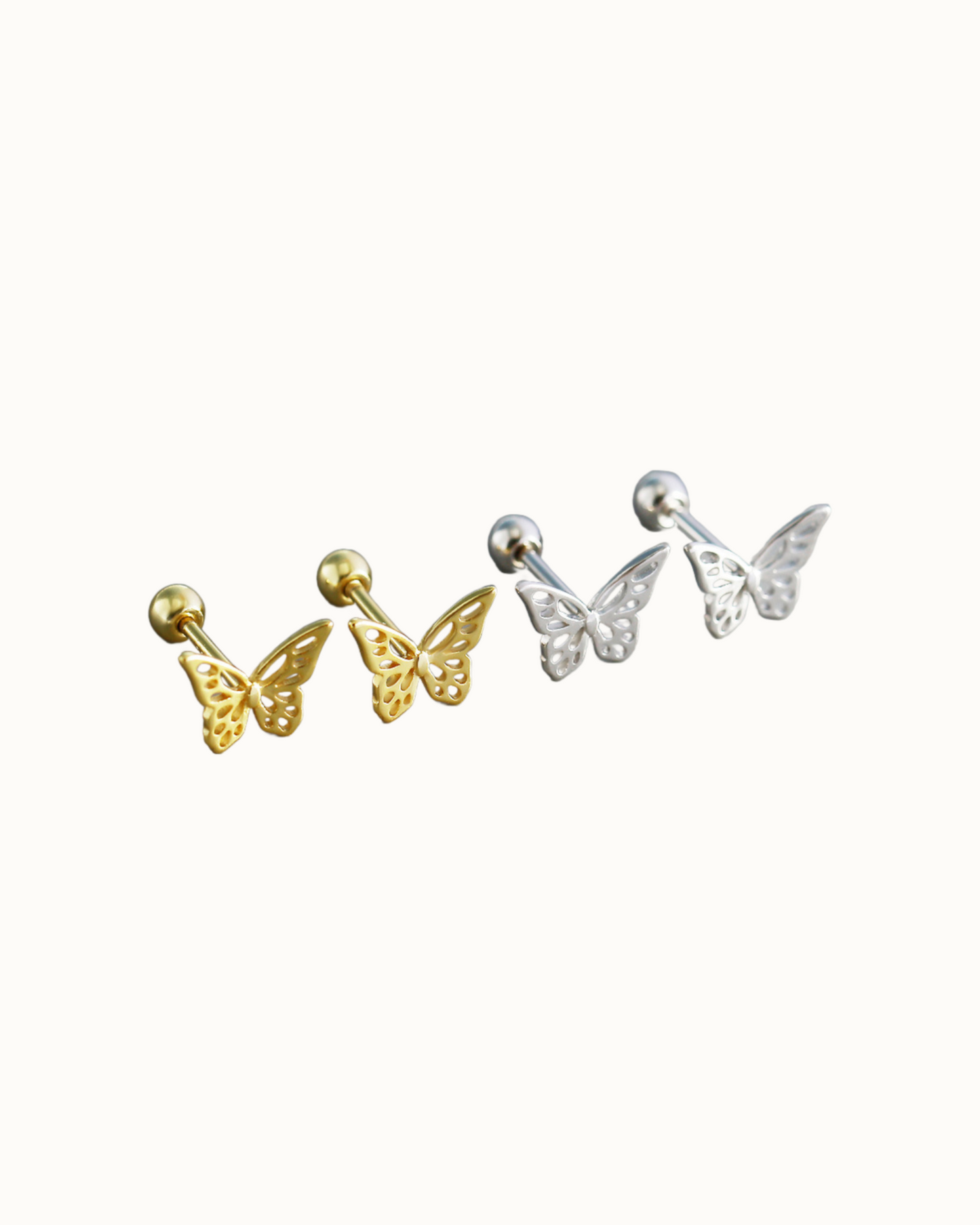 Petite Butterfly Studs