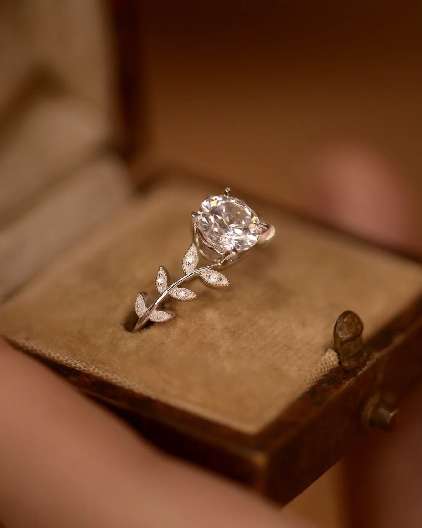 Moissanite Eden Vine Ring