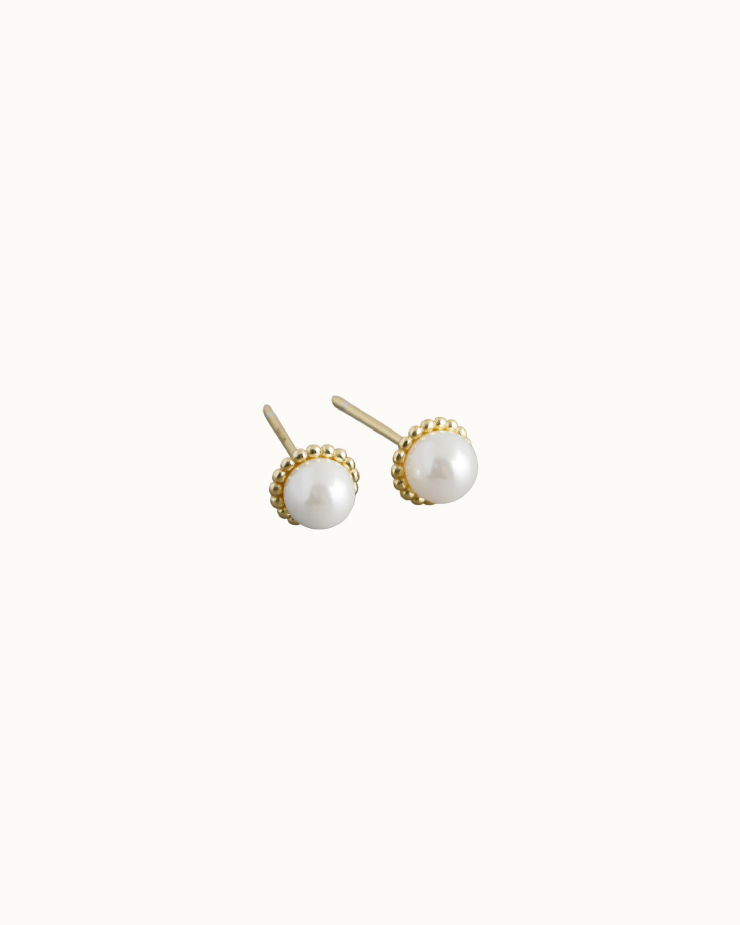 Halo Pearl Studs