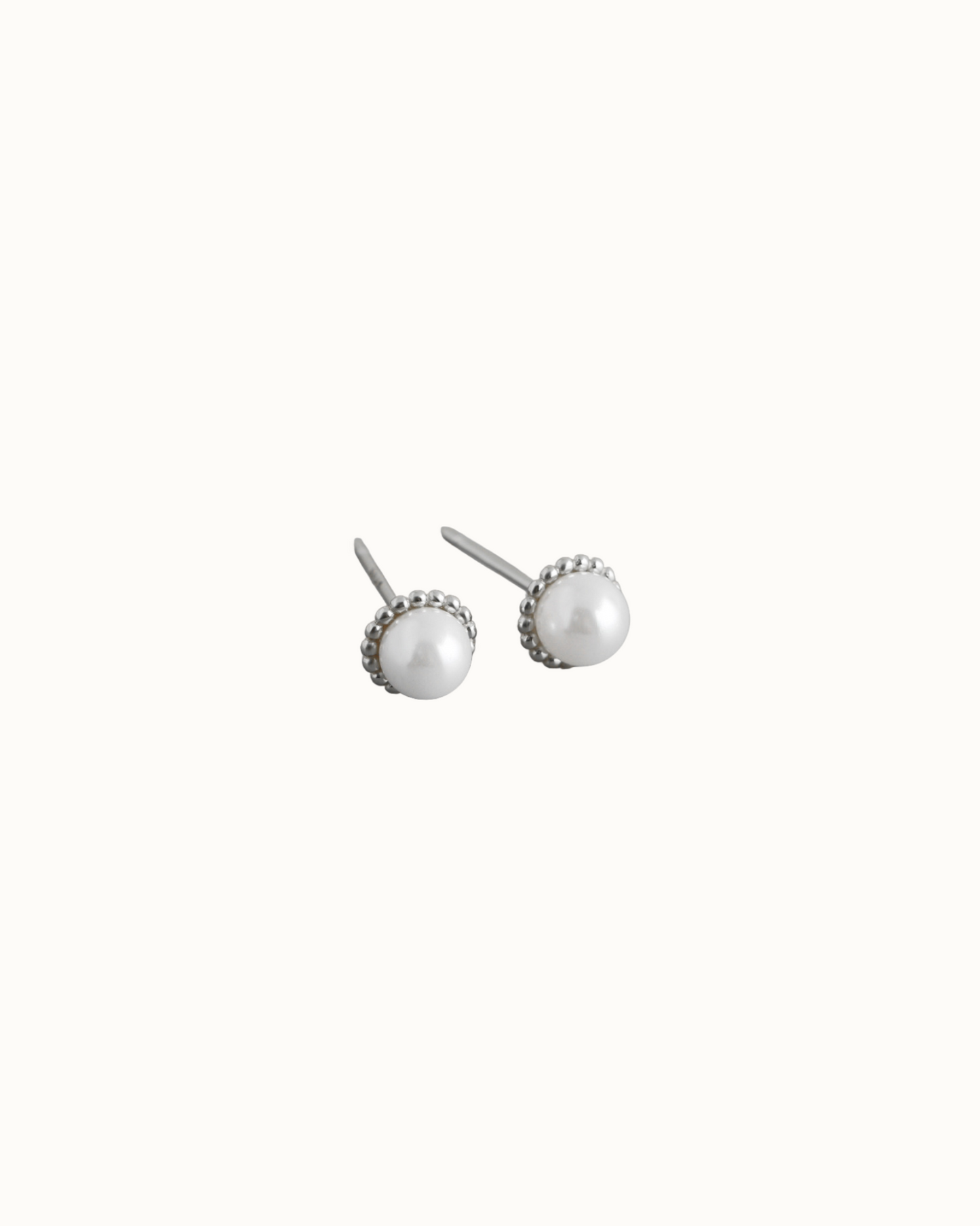 Halo Pearl Studs