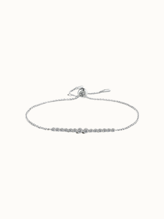 Moissanite Starlit Drift Bracelet | Bracelet | Moissanite & 18k Gold – Lunari Jewellery