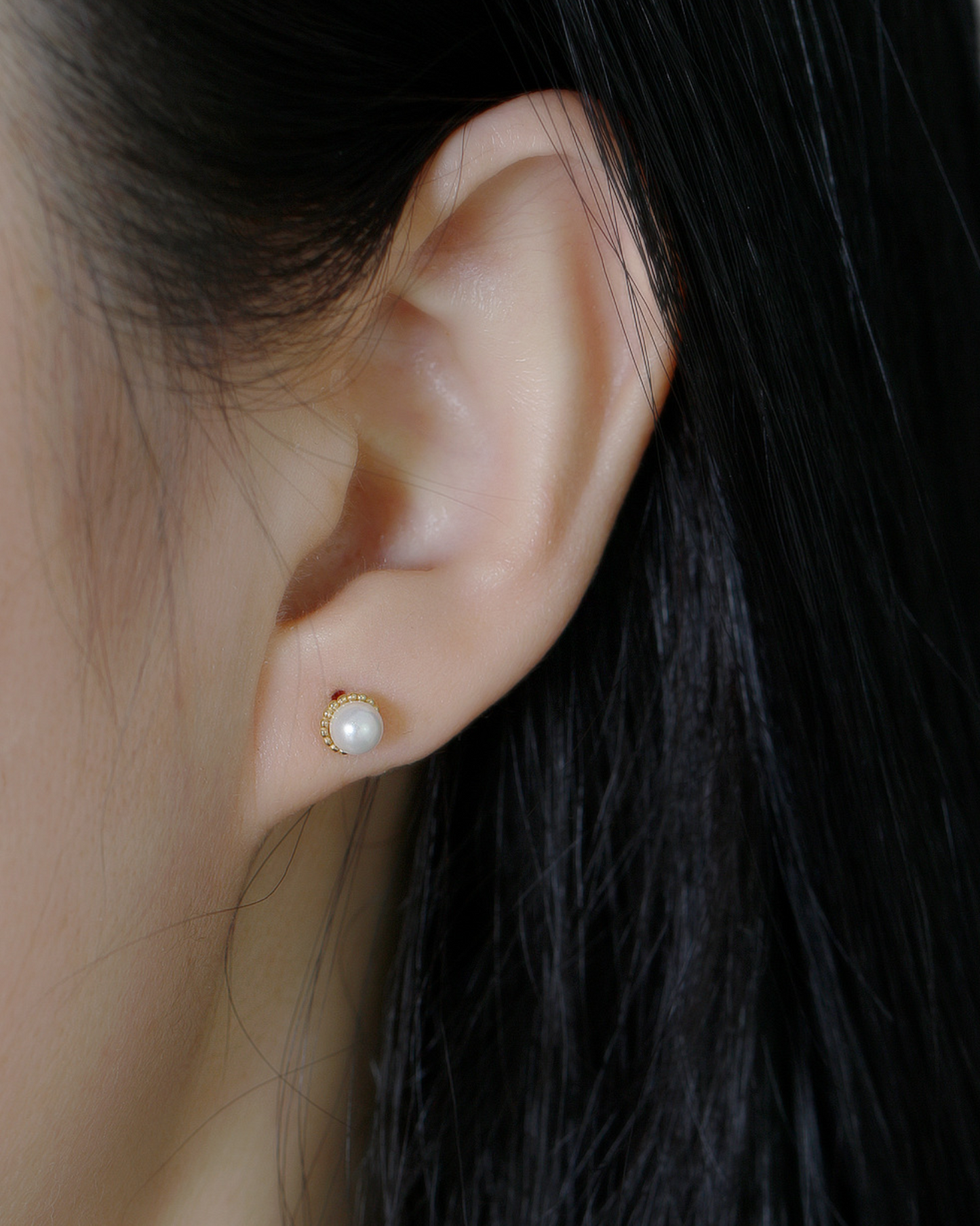Halo Pearl Studs