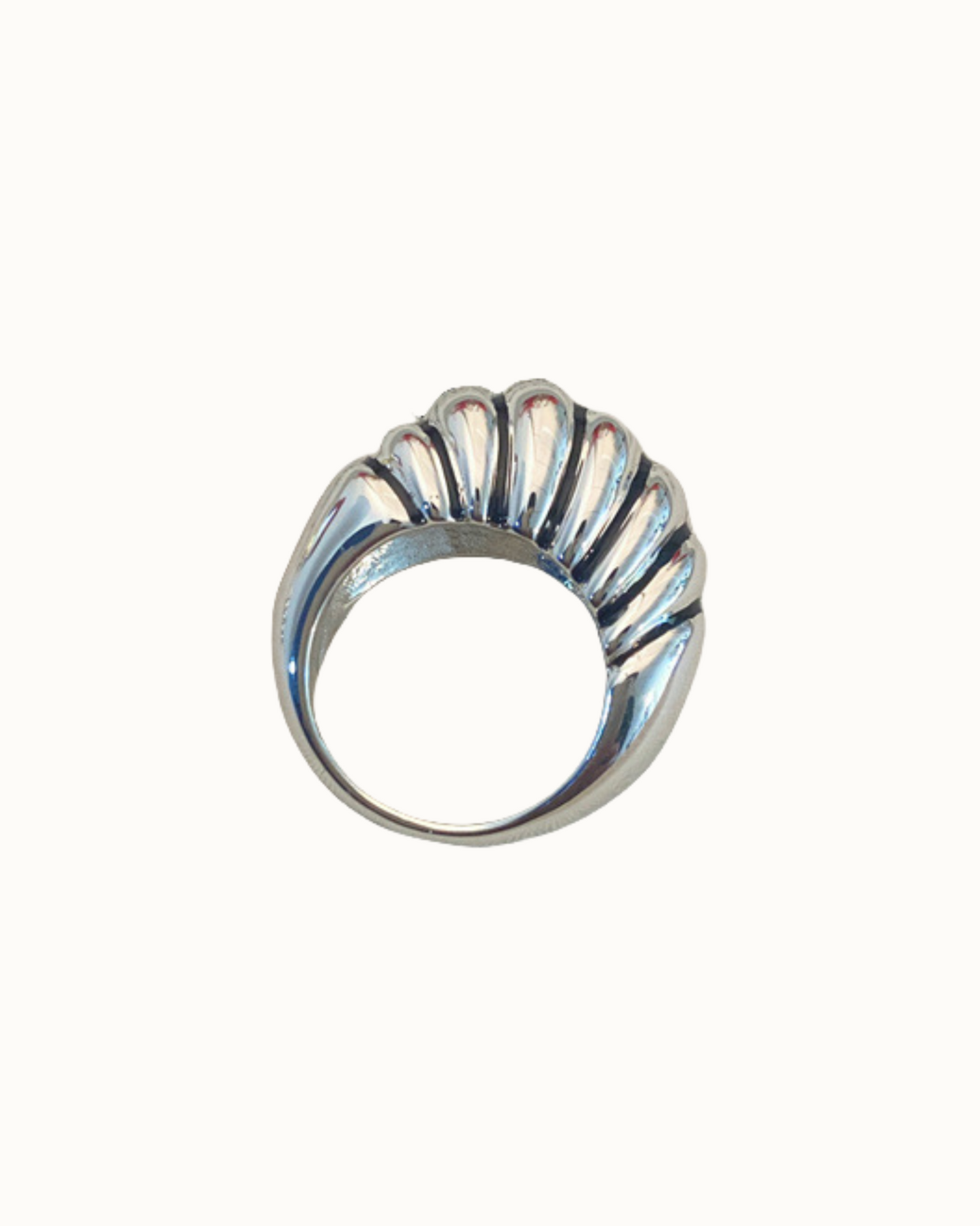 Bold Croissant Dome Ring