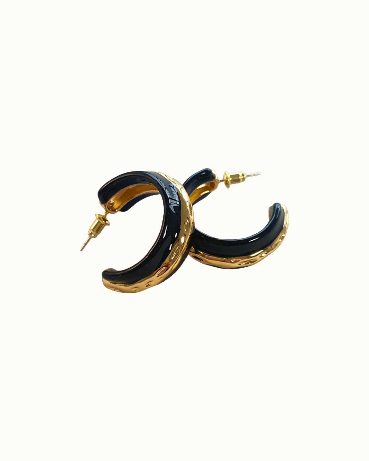 Luma Enamel Hoops