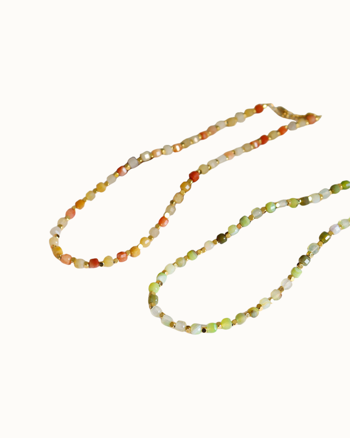 Pastel Beads Choker | Necklace | 18k Gold Plated β Lunari Jewellery