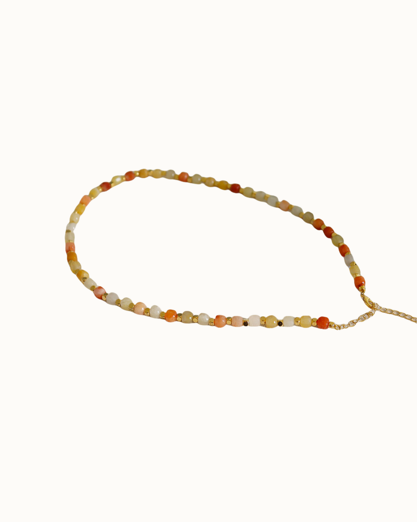 Pastel Beads Choker | Necklace | 18k Gold Plated β Lunari Jewellery