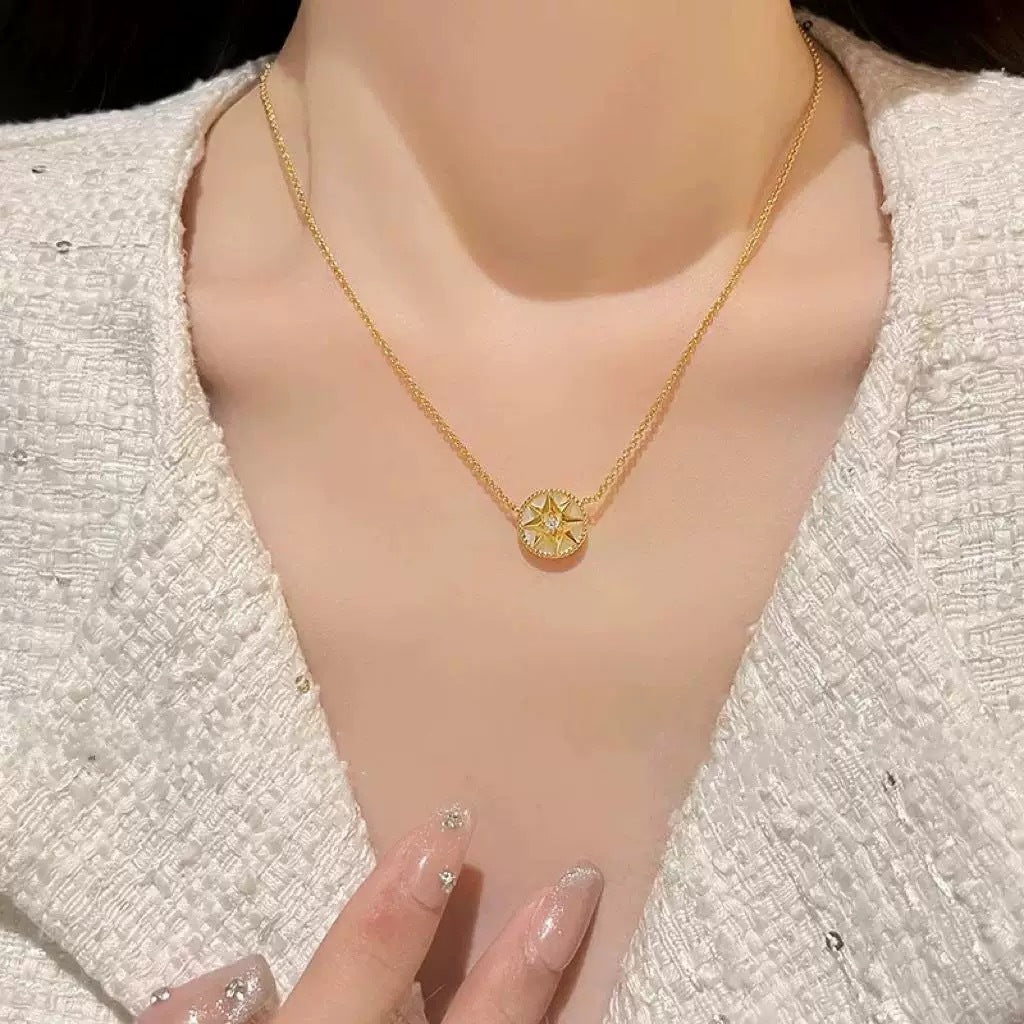 Stella Compass Necklace