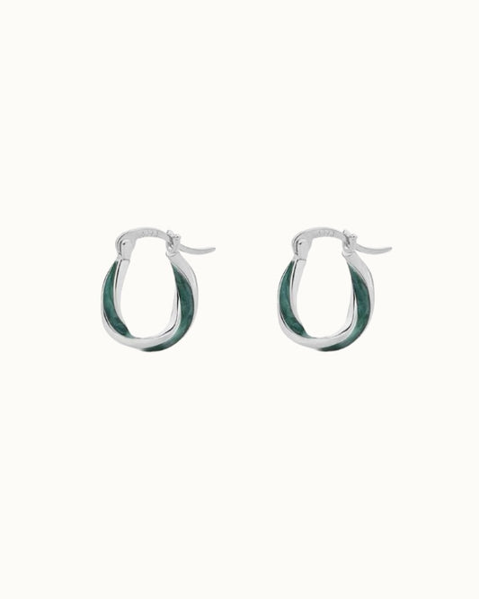 Verdant Knot Hoops | Earrings | S925 Sterling Silver โ Lunari Jewellery