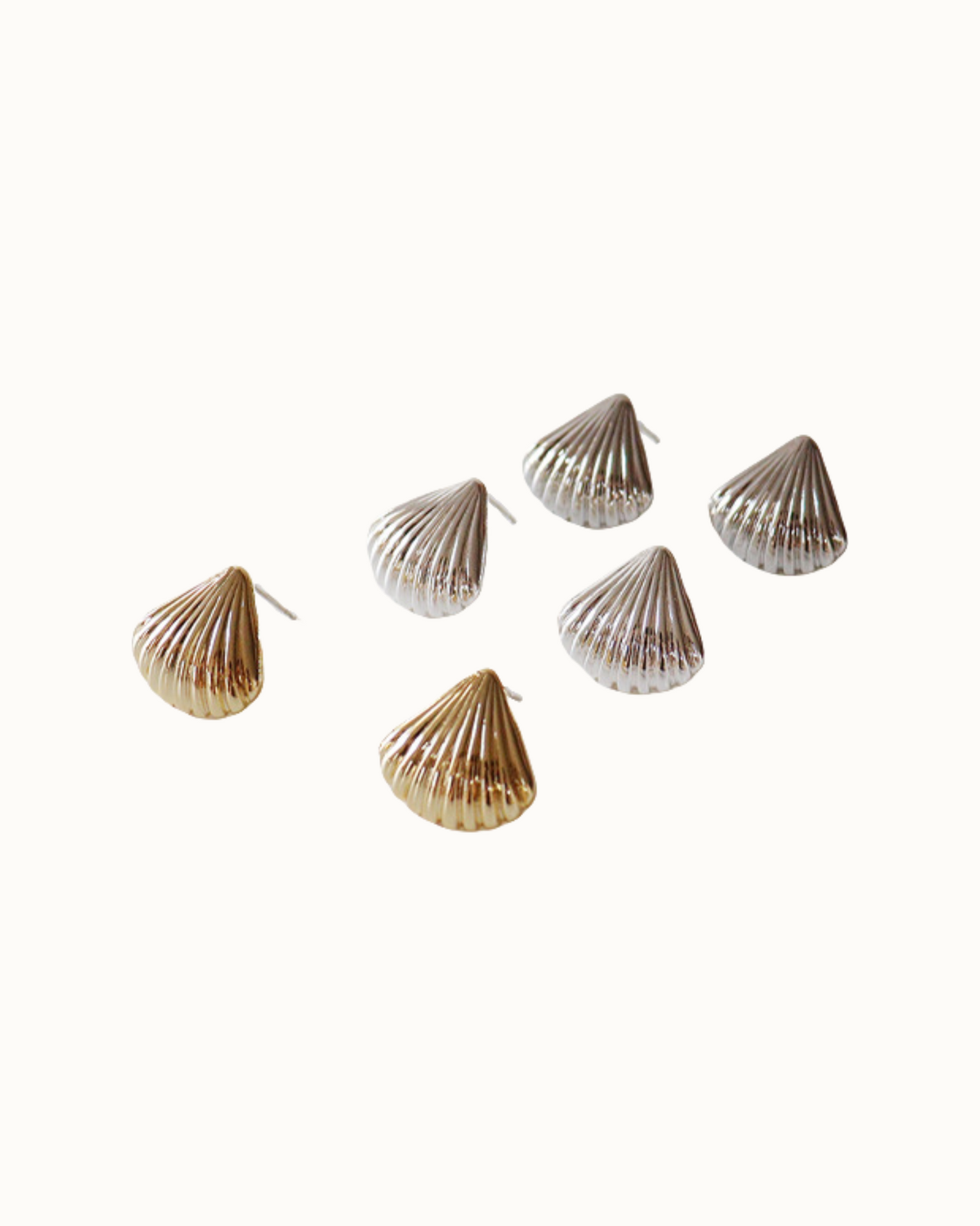 Shell Crest Studs