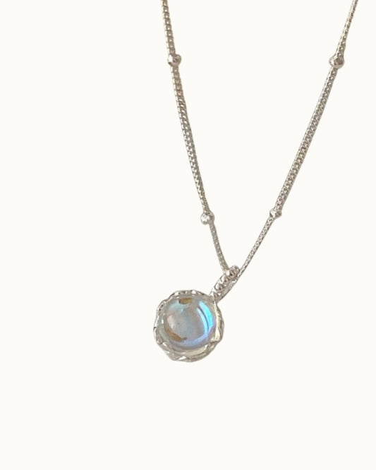 Moonstone Radiance Necklace | Necklace | S925 Sterling Silver โ Lunari Jewellery