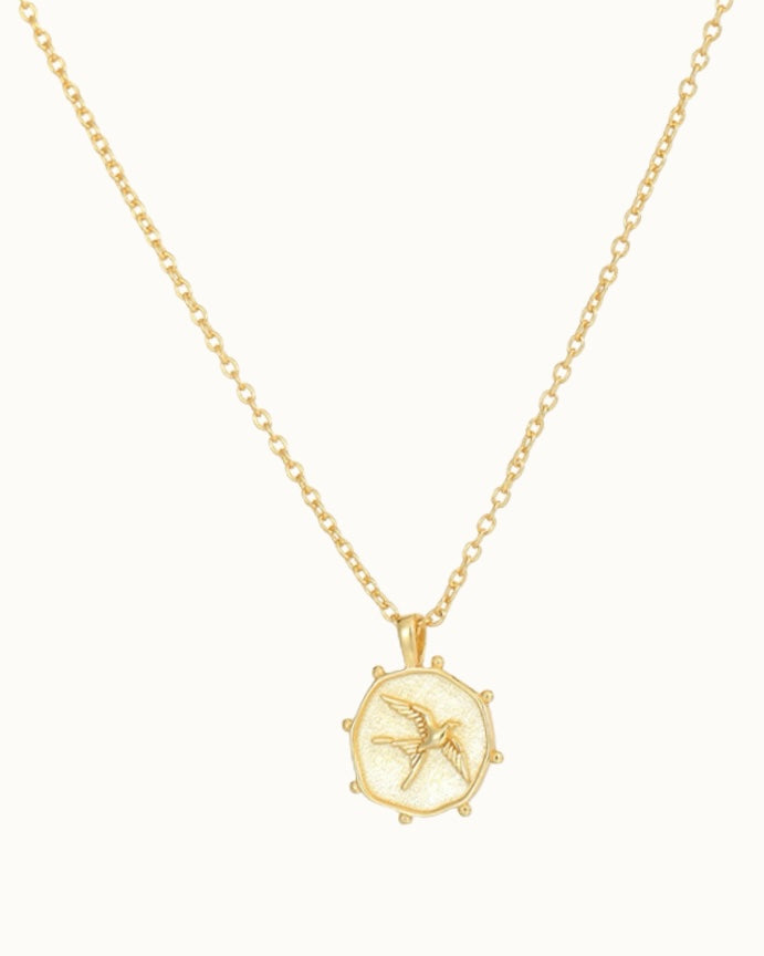 Swallow Emblem Necklace