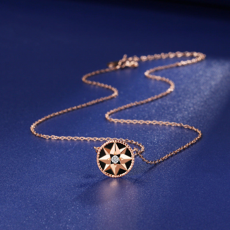 Stella Compass Necklace