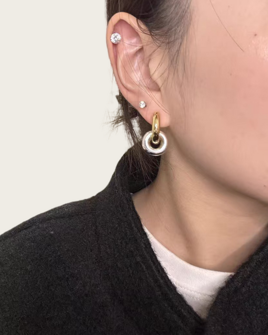 Twilight Hoops | Earrings | S925 Sterling Silver โ Lunari Jewellery