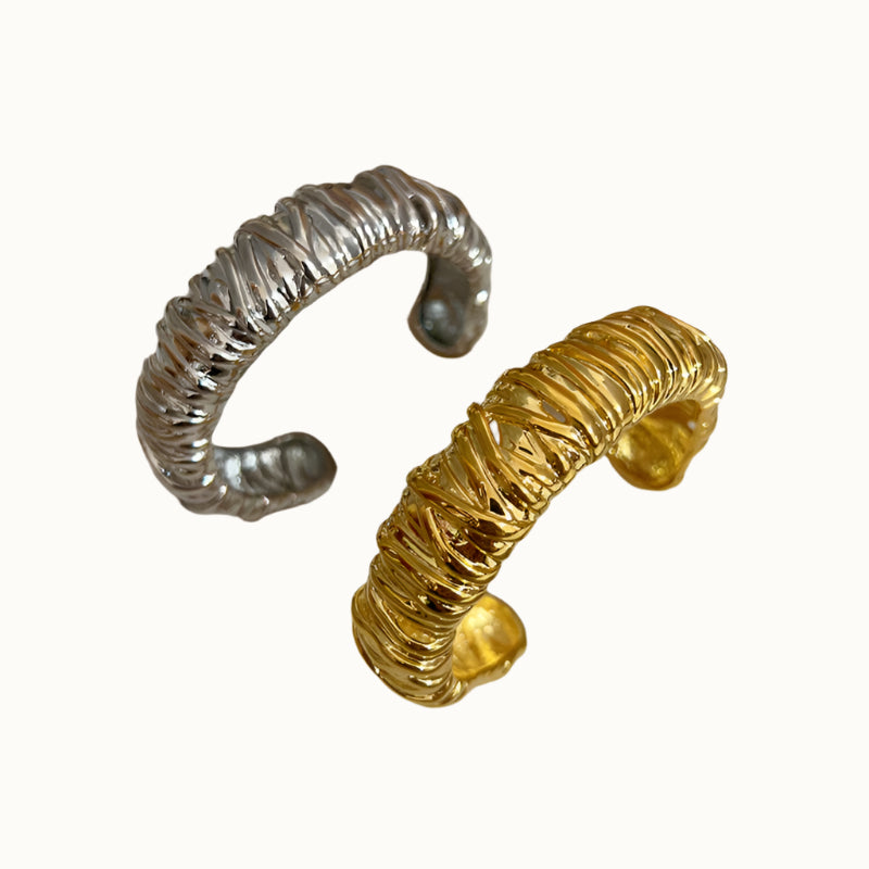 Sculpted Thread Cuff