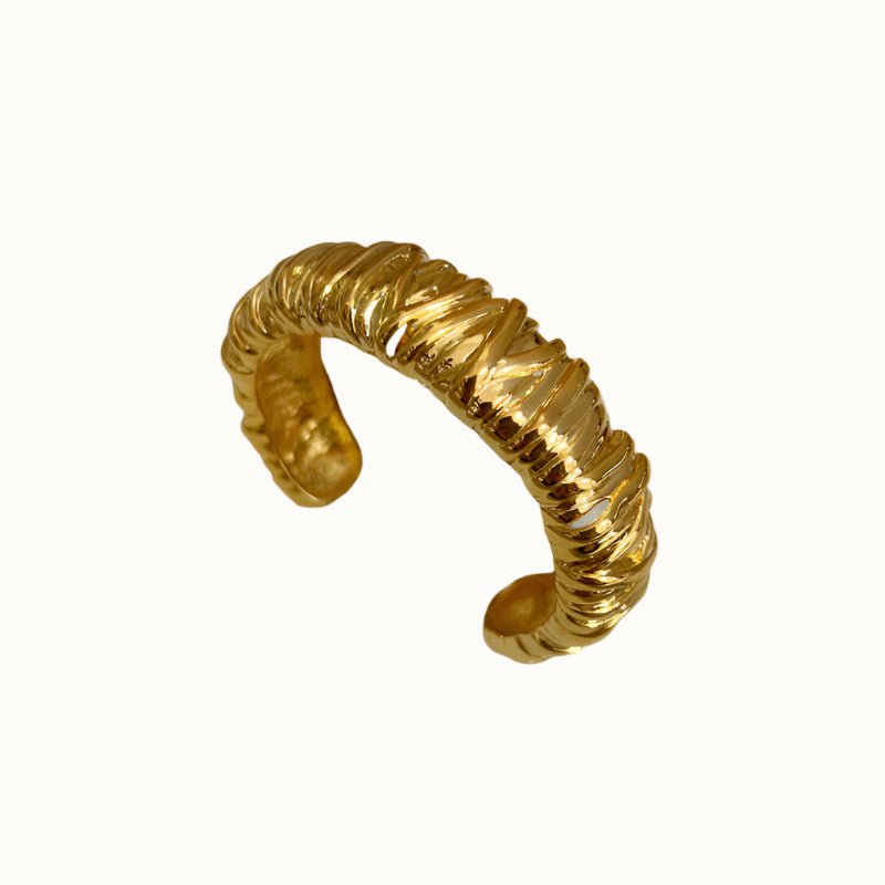 Sculpted Thread Cuff