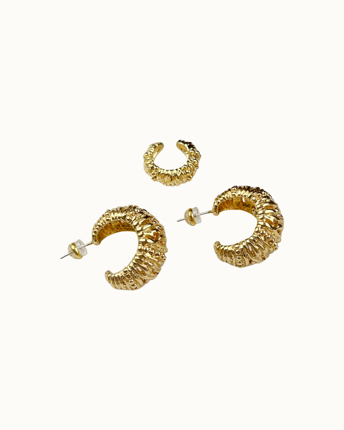 Molten Form Duo | Earrings | S925 Sterling Silver β Lunari Jewellery