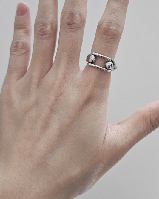 Orbital Ring | Ring | 18k Gold Plated โ Lunari Jewellery