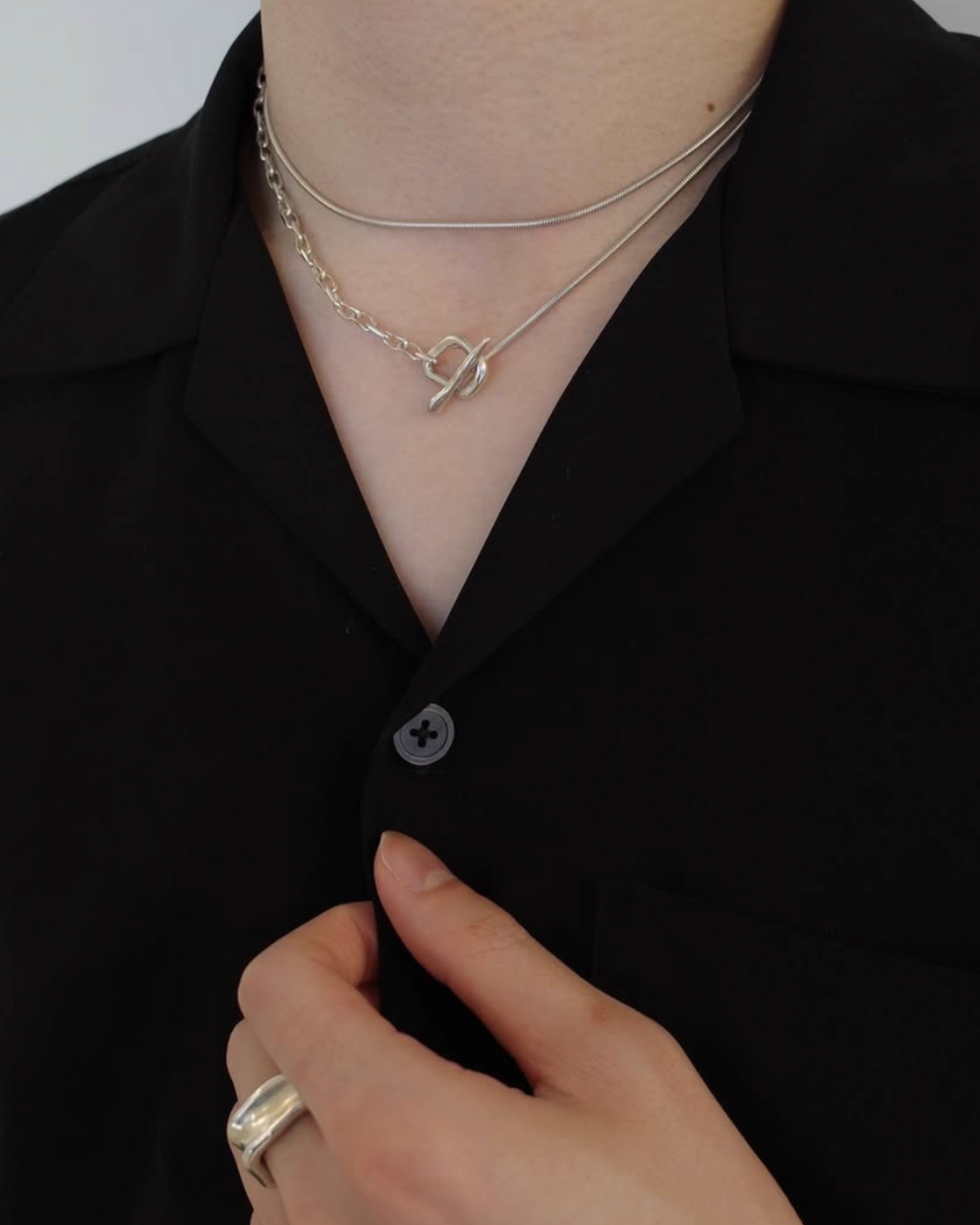 Strata Toggle Necklace
