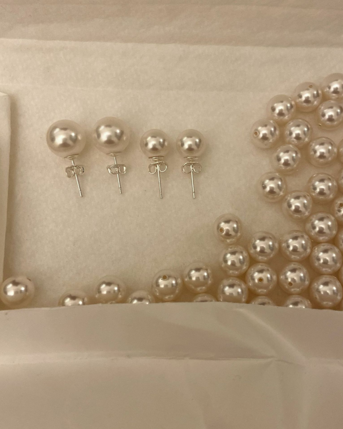 Ivory Pearl Studs