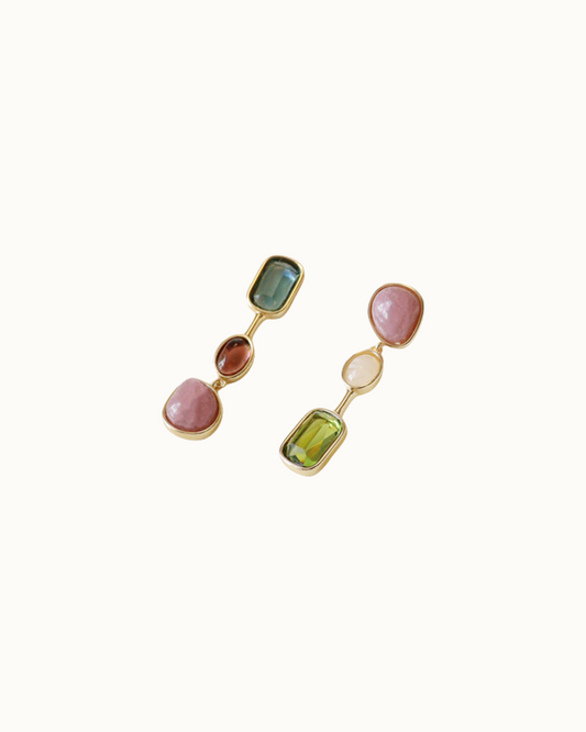 Iris Cascade Earrings