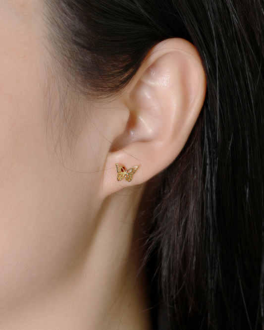 Petite Butterfly Studs