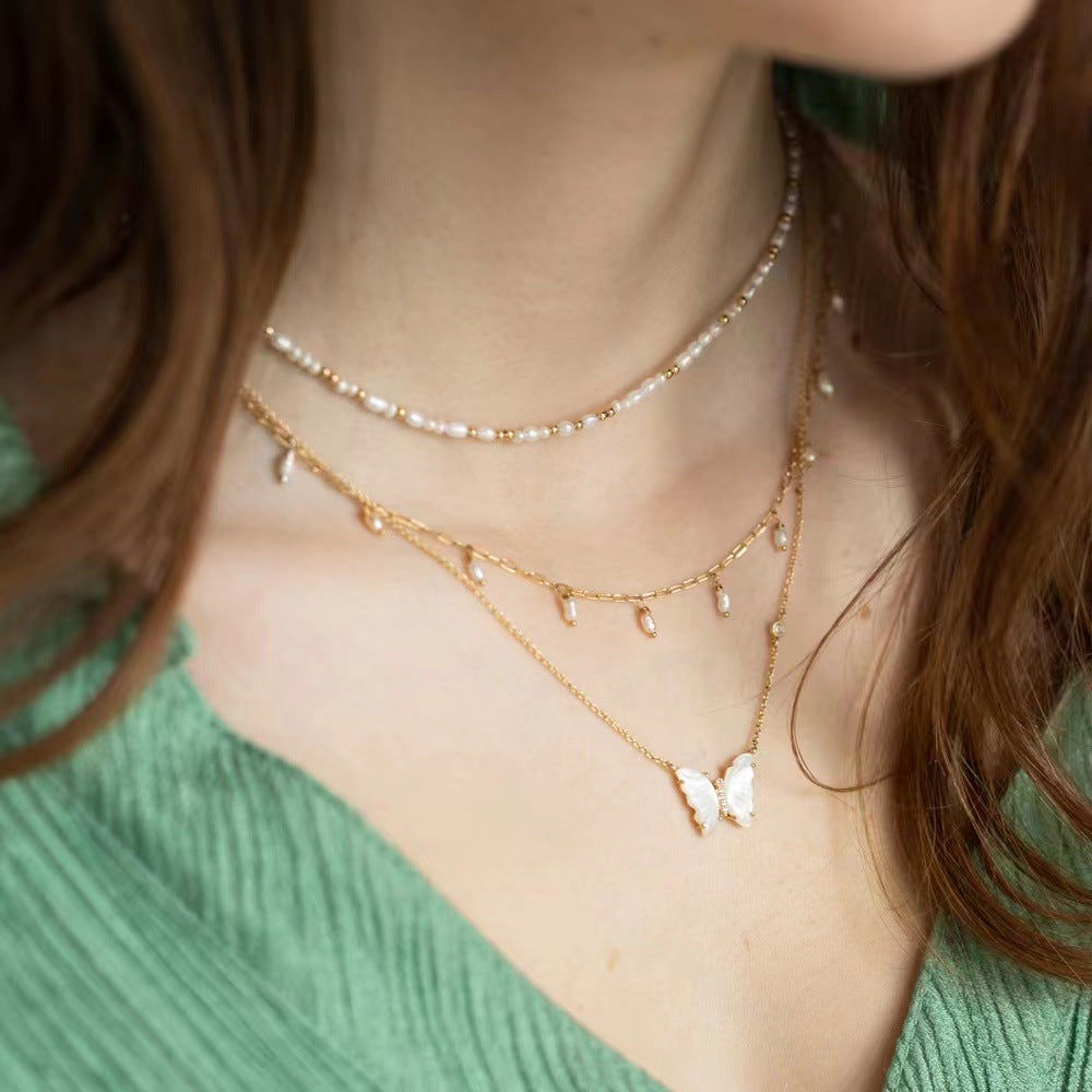 Dewdrop Pearl Necklace