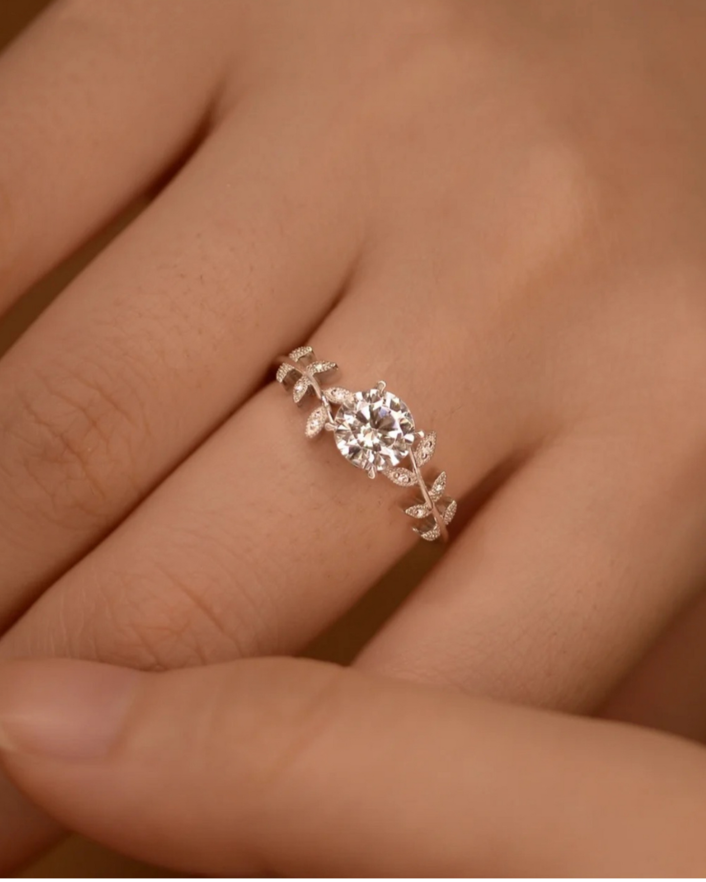 Moissanite Eden Vine Ring