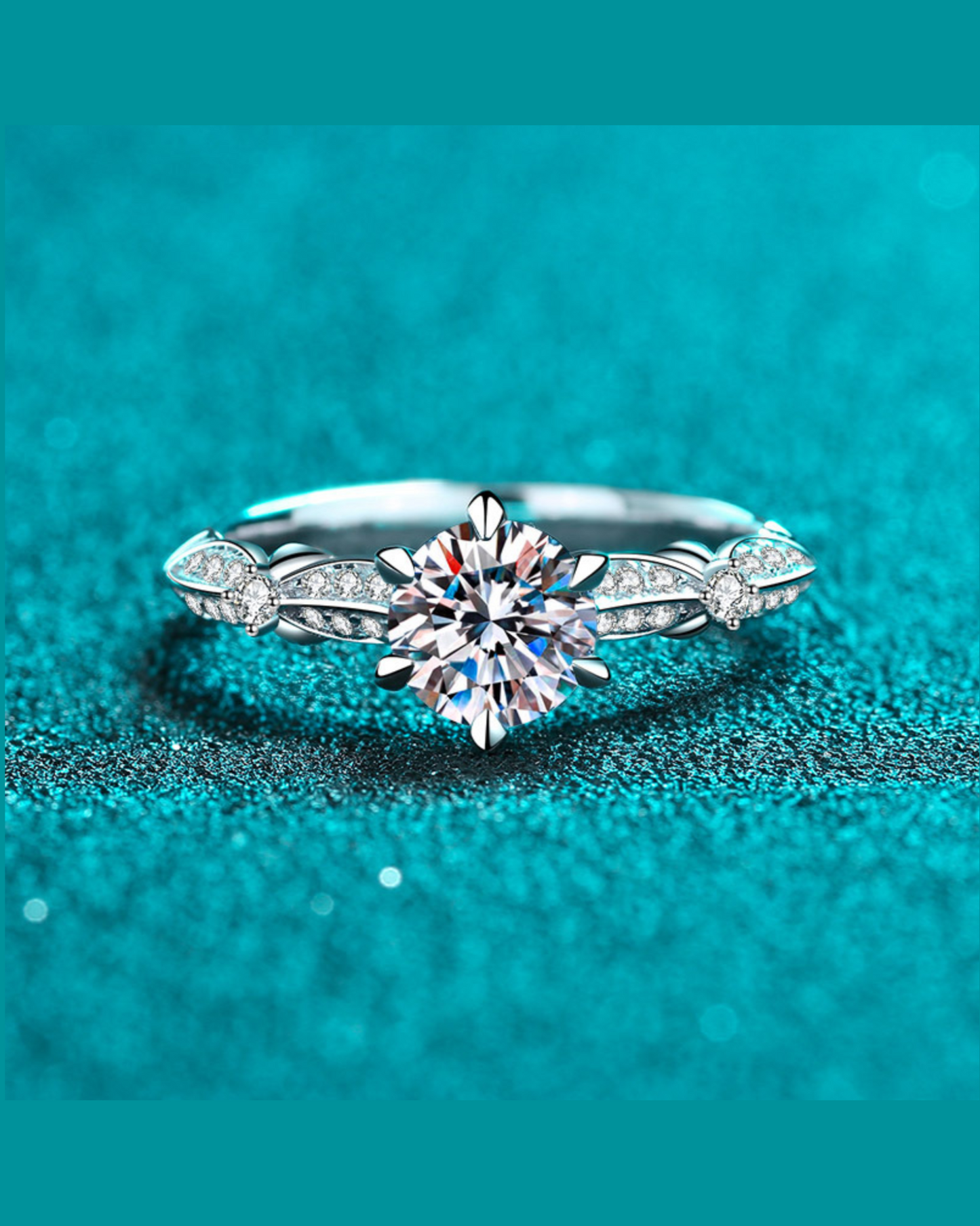 Moissanite Bloomheart Ring