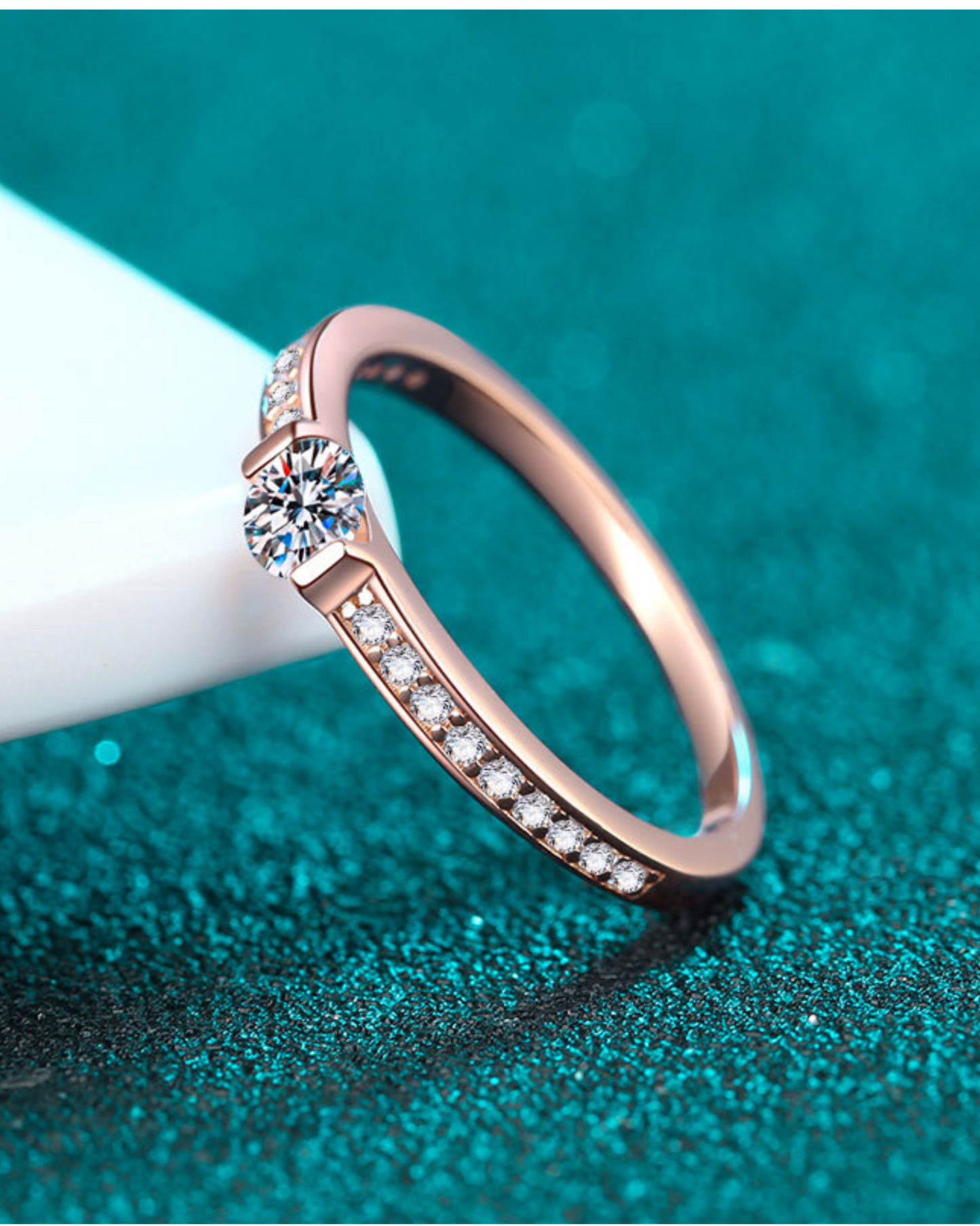 Moissanite Amoura Ring