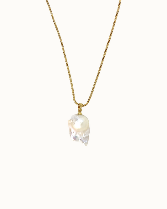 Solace Baroque Pendant Necklace