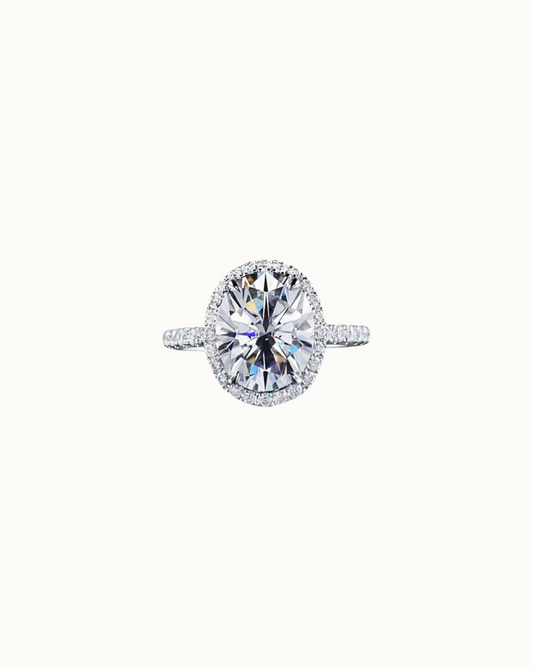 Moissanite Aurielle Halo Ring