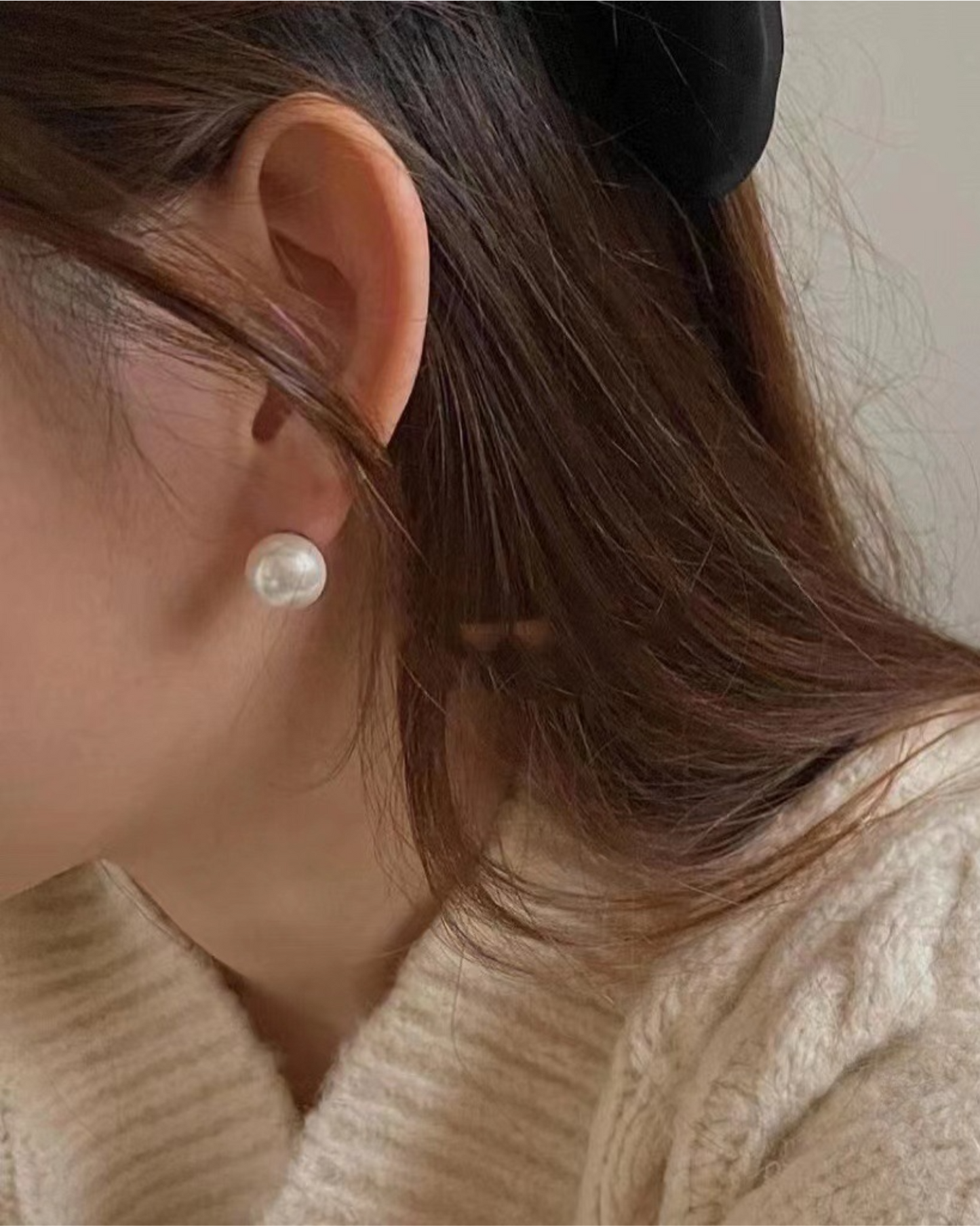 Ivory Pearl Studs